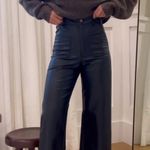 ZARA Marine Straight Leather Pants Photo 1