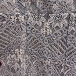 Foxiedox NWT  Ice Blue Floral Lace Sleeveless V-Neck Jumpsuit Size Small Photo 12