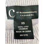 C by Bloomingdales Cashmere Sweater Womens Extra Small XS serenity blue Purple Photo 1