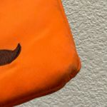 Dooney & Bourke North South Triple Zip Orange Nylon Embroidered Duck Crossbody Photo 13