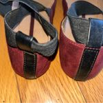 New directions Flats with Black Straps burgundy size 8 Red Photo 4