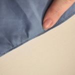 Ramy Brook  Blake Blouse Medium Steel Blue Chevron Pleated Ethereal Peasant Flowy Photo 6