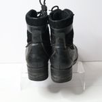 Dromedaris Kara Velvet Black Leather Boots Side Zip Floral 39 Boho Comfy $245 Size 8.5 Photo 2