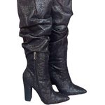 Cape Robbin  Beautiful sparkly thigh high block heel boots Photo 1