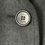 Burberry London Angora Wool Cashmere Blend Blazer Coat Gray Size 10 Photo 4