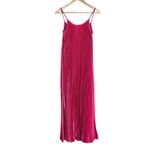 Johnny Was Maxi Dress Womens XS Pink Tye Pleated Midi Feminine Romantic Bohemian Photo 5