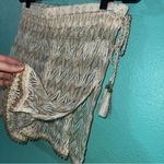 Ramy Brook New Sloan Metallic Knit Cover-Up Skirt Sz Large Swim Summer Gold Photo 6