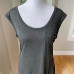Old Navy Dark Charcoal Gray Relaxed Fit Scoop Neck Tee Dress Size Small Tall Photo 2