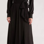 Go Couture  Faux Wrap Maxi Dress NWOT   *** Belt Missing*** Photo 0