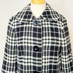 Ann Taylor Coat Size 6 Plaid Office Siren Business Style Photo 1