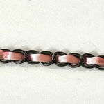 pink ribbon silver tone flower bracelet Photo 0