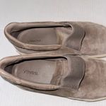 Vince . Shoes Womens 8.5 Taupe Suede Slip-On Sneakers With Elastic Band Photo 6