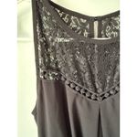 Iz Byer Black Lace Dress  XS X-Small Mini Goth‎ Whimsigoth Dark Party Sleeveless Photo 3