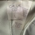 Calia by Carrie Calia Large High Rise 7/8 Leggings Wicking Ribbed Pocket Stay the Path Sage Photo 7