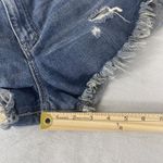 Free People Shorts Sz 30 Blue Denim Distress Ripped Cut Off Festival High Waist Photo 7