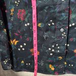 UNTUCKit Ellery Button Up Shirt Long Sleeve Floral Dress 12 Black Photo 8