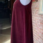 Ing Soft Maroon Velour Mock Neck Dress M Size M Photo 6