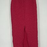 Urban Outfitters  Kimmy Bubble Knit Midi Skirt Pink Crinkle Pull On Size S Photo 5