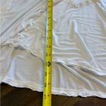 Free People  Abigail Tee White Lace Oversized Loose Fit Top Lattice Boho Prarie Photo 5