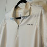 Reebok  Women's XXL White Athletic Golf Tennis Polo Shirt Zip Front‎ # Photo 3