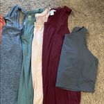 Athleta Size large athletic long sleeve and tank top bundle!! Photo 2