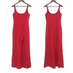 Gianni Bini  Red Sleeveless Scoop Neck Wide Leg Jumpsuit Spring Summer Size 4 New Photo 1