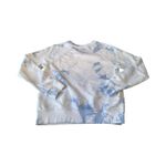 Faherty Womans Bells Crewneck Raglan Tie Dye Sweatshirt Size XS White Blue Photo 4