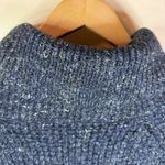 Free People  Dylan Tweedy Size Medium Boho Cowl Neck Wool Blend Sweater Outdoor Photo 7