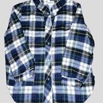 Mamary brand black and white plaid flannel pj set! New Size M Photo 2