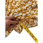 Old Navy  size XS mustard yellow floral shorts romper Photo 4
