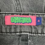 Empyre Tori 90s Carpenter Jeans Size 4 Charcoal Wash Sk8 Wide Leg High Rise Gray Photo 11