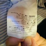 Red Valentino Black Short Sleeve Pinstripe Accent Side Crewneck Shirt Size Large Photo 6