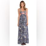 Maaji Revolve Fancy Gallop Bustier Mixed Print Maxi Dress Size Large Photo 1