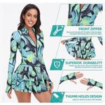 UNIQUEBELLA Rash Guard for Women,
1 Piece Modest Swimsuits for Women size M Size M Photo 7