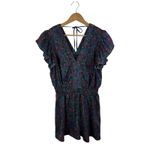 Summersalt The Silky Luxe Ruffled Romper Sz Small Floral Cover Up Beachy Resort Photo 1