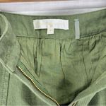 Love Shack Fancy Olive Green Dock Mini Skirt Women’s Size 8 Brushed Denim Cotton Photo 3