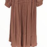 Current Air Pleated Ruffle Trim Midi Dress size Small NWT Photo 9