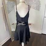 Ivy & Annabelle Early 2000's Whimsygoth Black Crushed Velvet Satin Mini Slip L Size L Photo 1
