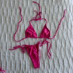 SheIn Pink Snakeskin Bikini Photo 1