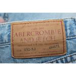 Abercrombie & Fitch Flare Blue Denim Light Wash Cotton Wide Leg Jeans Size 6 R Photo 2