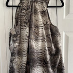 1. State  Women's Snakeskin Sleeveless Going Out Top‎ 3X Pussybow Glam Photo 0