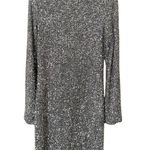 & Other Stories & OTHER STORIES Sequined Fitted Mini Dress Silver NWOT Small Photo 0