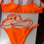 SheIn Neon Orange Bikini Photo 2