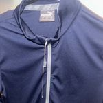 Puma  navy blue zip up activewear jacket size medium  Photo 3