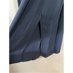 Isabel Navy Blue Maxi Dress with Front Cutout Size Large Photo 4