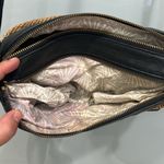 Juicy Couture  Black Tan Oval Shape Zip Up Sunday Crossbody Bag Purse Y2K Photo 3