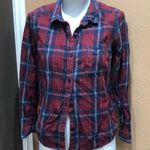 Roxy  plaid button up shirt Photo 3