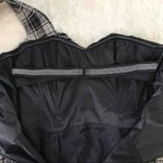 Nanette Lepore One Shoulder Cocktail Dress Mini Sheath Draped Plaid Gray Size 6 Photo 9