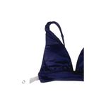 ANDIE NWT  The Belize Bikini Top Swimsuit Removable Cups Small Navy Blue #3020 Photo 2