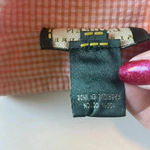 Ralph Lauren  Coral Peach Gingham ButtonShort Sleeve Shirt Pants Set Size‎ M /12 Photo 5